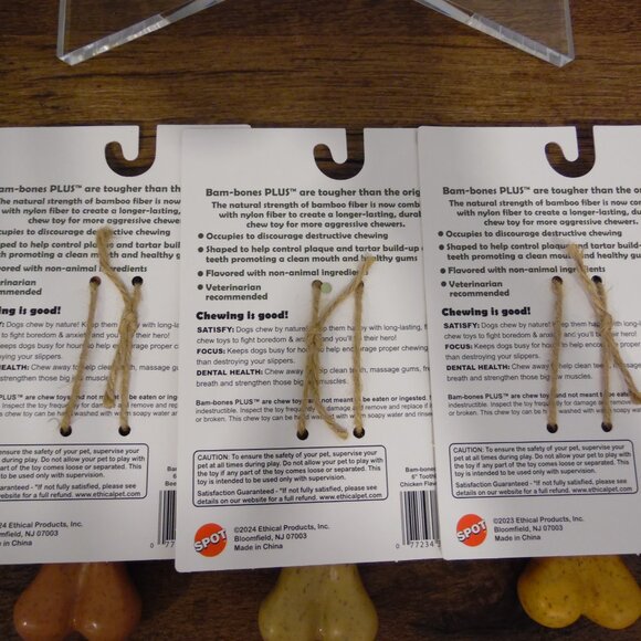 SPOT Bam-Bones Plus brush shape for strong teeth and aggressive chewers … - Picture 5 of 7